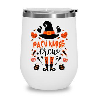 Witch Pacu Nurse Crew Costume Halloween Witch Broom Costume Wine Tumbler - Thegiftio UK