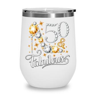 Womens 50 Years Old Gifts 50 & Fabulous Since 1972 50Th Birthday V5 Wine Tumbler - Thegiftio UK