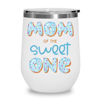 Womens Mom Of The Sweet One Donut Boy 1St Birthday Party Mommy Mama Wine Tumbler - Thegiftio UK