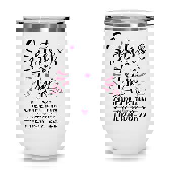 Womens Sisters Road Trip 2022 Weekend Family Vacation Girls Trip Wine Tumbler - Thegiftio UK
