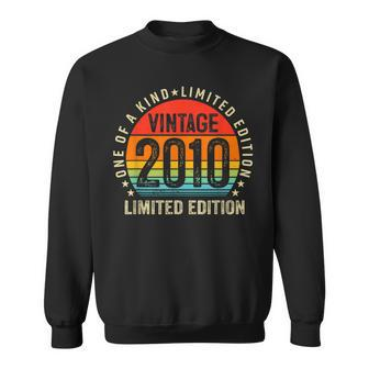 12 Year Old Gift Vintage 2010 Made In 12 12Th Birthday Men Women Sweatshirt Graphic Print Unisex - Thegiftio UK
