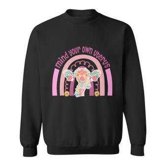 1973 Pro Roe Rainbow Mind You Own Uterus Womens Rights Sweatshirt - Monsterry DE
