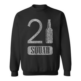 21St Squad Shirt Silver Birthday Funny Gift T Shirt Men Women Sweatshirt Graphic Print Unisex - Thegiftio UK