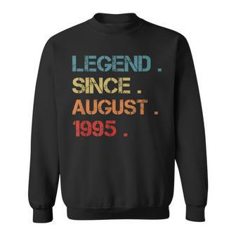 27 Years Old Gifts Awesome Since August 1995 27Th Birthday Sweatshirt - Thegiftio UK