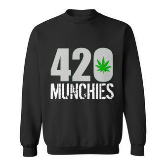 420 Munchies Weed Leaf Sweatshirt - Monsterry UK