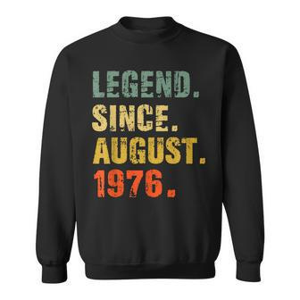 46 Year Old 46Th Birthday Gifts Legend Since August 1976 Sweatshirt - Thegiftio UK
