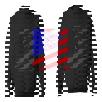 4Th July America Flag 4Th Of July Independence Day Patriotic Sweatshirt - Monsterry