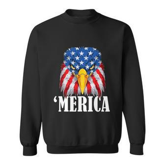 4Th July Eagle Merica America Independence Day Patriot Usa Gift Sweatshirt - Monsterry