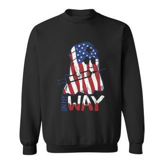 4Th Of July Independence Day Nurse Gift On My Way Ghost Gift Sweatshirt - Monsterry AU