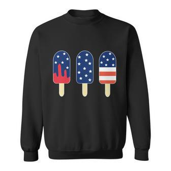 4Th Of July Popsicle Red White Blue American Flag Sweatshirt - Monsterry AU