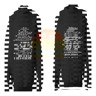 50 Year Old Funny Gifts Vintage 1972 Limited Edition 50Th Birthday Gift V2 Sweatshirt - Thegiftio