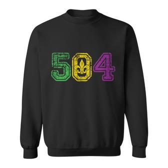 504 New Orleans Mardi Gras Sweatshirt - Monsterry