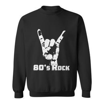 80S Rock Band Back To Retro Rock Lover Sweatshirt - Thegiftio UK