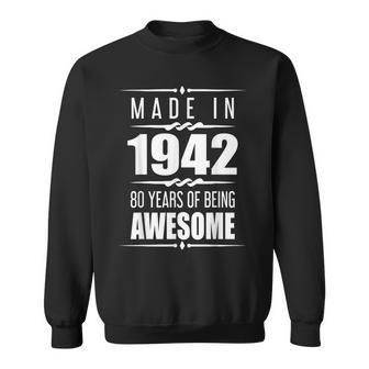 80Th Birthday Gifts Men Women 80 Year Old 80Th Birthday Sweatshirt - Thegiftio UK