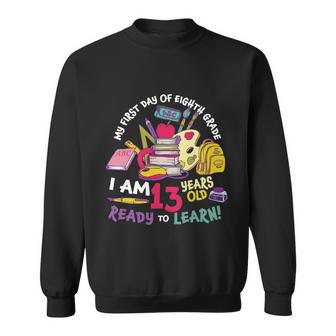 8Th Grade Back To First Day Of School Graphic Plus Size Shirt For Teacher Studen Sweatshirt - Monsterry