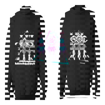 90S Synthwave Cheer Team Cheerleader Vaporwave Cheerleading Gift Sweatshirt - Thegiftio