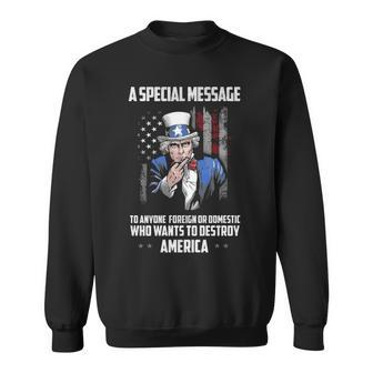 A Special Message Sweatshirt - Seseable