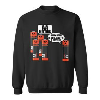 Aa Meeting Graphic Design Printed Casual Daily Basic Sweatshirt - Thegiftio UK