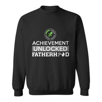 Achievement Unlocked Fatherhood Sweatshirt - Monsterry UK