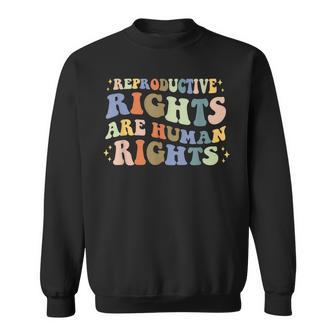 Aesthetic Reproductive Rights Are Human Rights Feminist V2 Sweatshirt - Thegiftio UK