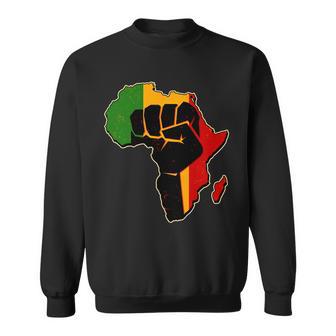 African Black Power Fist Tshirt Sweatshirt - Monsterry AU