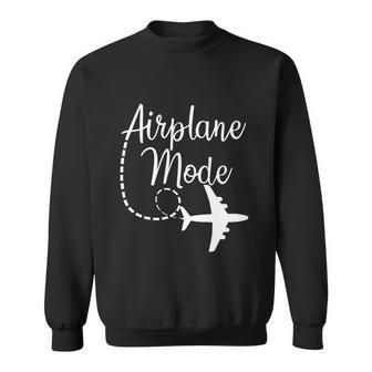 Airplane Mode Traveling Vacation For Girls And Womens Gift Graphic Design Printed Casual Daily Basic Sweatshirt - Thegiftio UK