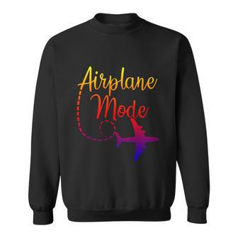 Airplane Mode Traveling Vacation For Girls And Womens Meaningful Gift Graphic Design Printed Casual Daily Basic Sweatshirt - Thegiftio UK
