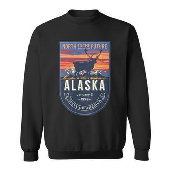 Alaska State Emblem Sweatshirt - Monsterry CA