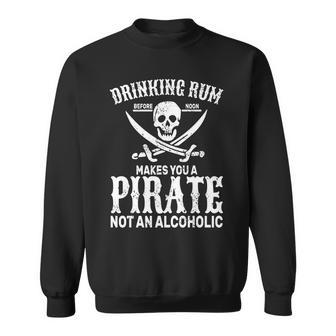 Alcoholic Pirate Sweatshirt - Monsterry UK