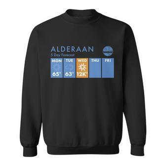 Alderaan 5 Day Forecast Tshirt Sweatshirt - Monsterry