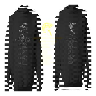 Alexander The Great World Tour Tshirt Sweatshirt - Monsterry