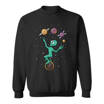 Alien Juggler Sweatshirt - Monsterry