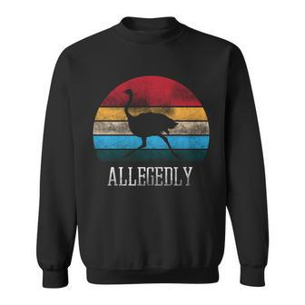 Allegedly Ostrich Lover Vintage Sweatshirt - Monsterry AU