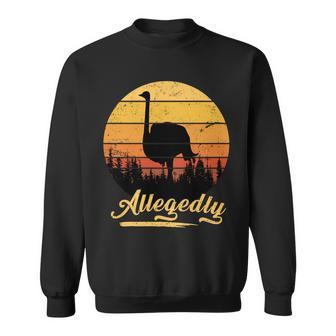 Allegedly Ostrich Retro Tshirt Sweatshirt - Monsterry