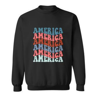 America America Merica Funny 4Th Of July Patriotic Sweatshirt - Monsterry