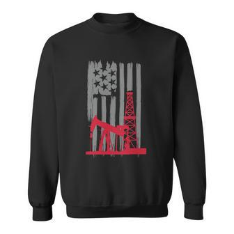 America Flag Construction 4Th Of July Independence Day Patriotic Sweatshirt - Monsterry UK