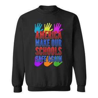 America Make Our Schools Safe Again Tshirt Sweatshirt - Monsterry DE