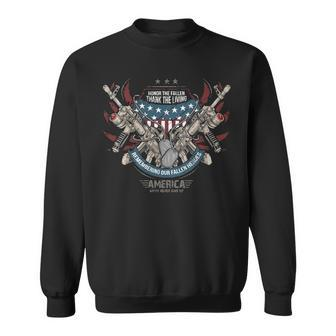 America Never Give Up Sweatshirt - Monsterry AU