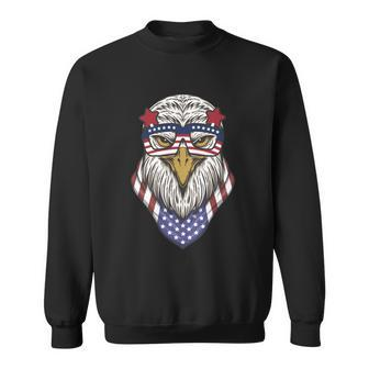 American Bald Eagle Mullet 4Th Of July Funny Usa Patriotic Gift V3 Sweatshirt - Monsterry DE