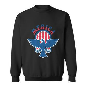 American Flag 4Th Of July Gift Patriotic Eagle Mullet Cool Gift Sweatshirt - Monsterry DE