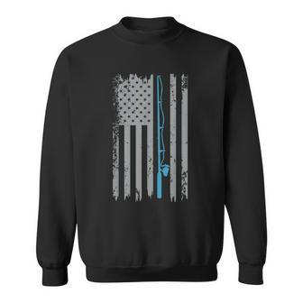 American Flag Fishing Shirt Vintage Fishing Tshirt Sweatshirt - Monsterry DE