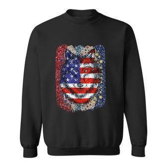 American Flag Usa 4Th Of July V2 Sweatshirt - Monsterry