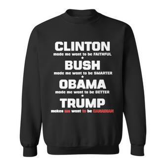 Anti Trump Makes Me Want To Be Canadian Sweatshirt - Monsterry
