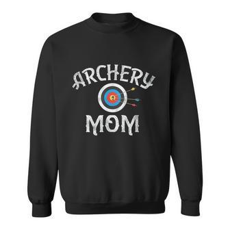 Archery Archer Mom Target Proud Parent Bow Arrow Funny Sweatshirt - Thegiftio UK