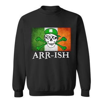 Arr-Ish Irish Pirate St Patricks Day Flag Tshirt Sweatshirt - Monsterry CA