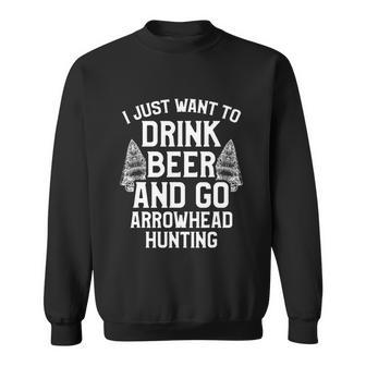 Arrowhead Hunting Collector Beer Artifacts Hunter Cute Gift Sweatshirt - Monsterry DE