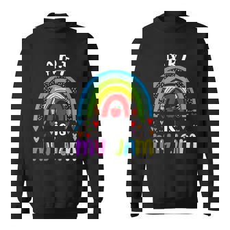 Art Teacher Back To School Rainbow Art Is My Jam Sweatshirt - Thegiftio