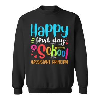 Assistant Principal Happy First Day Of School Back To School V5 Sweatshirt - Thegiftio UK