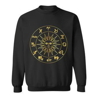 Astrology - Collection Of Hand Drawn Zodiac Signs T-Shirt Graphic Design Printed Casual Daily Basic Sweatshirt - Thegiftio UK