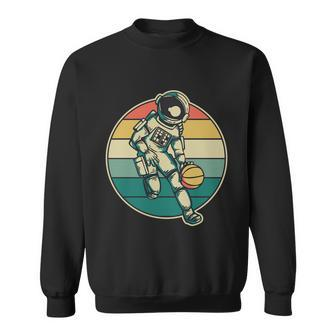 Astronaut Playing Basketball Sweatshirt - Monsterry DE